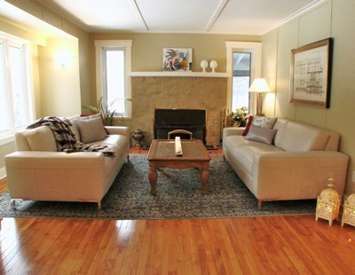 Residential Home Staging Montreal Living Room