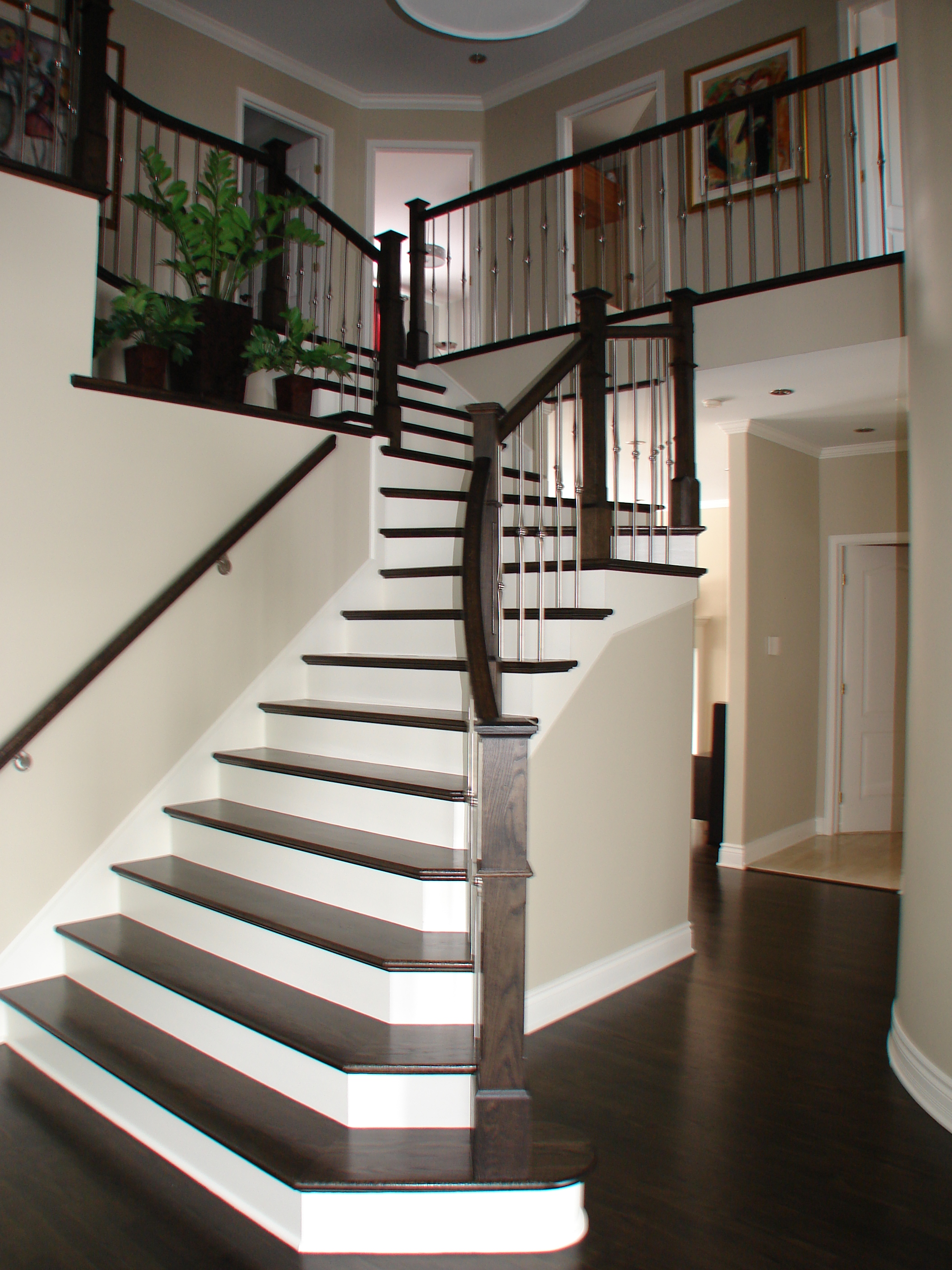 Stairs After - Interior Decorating West Island Montreal